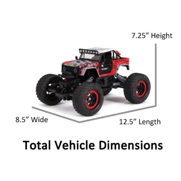 Ford Bronco Rock Crawler Truck 4x4 1:15 Scale Radio Remote Control New Bright - Picture 5 of 5